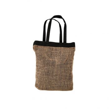 Hand Stitched Jute Tote Bag, Mesh - Say No To Plastic | Eco Friendly
