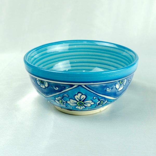 hand painted ceramic serving bowls