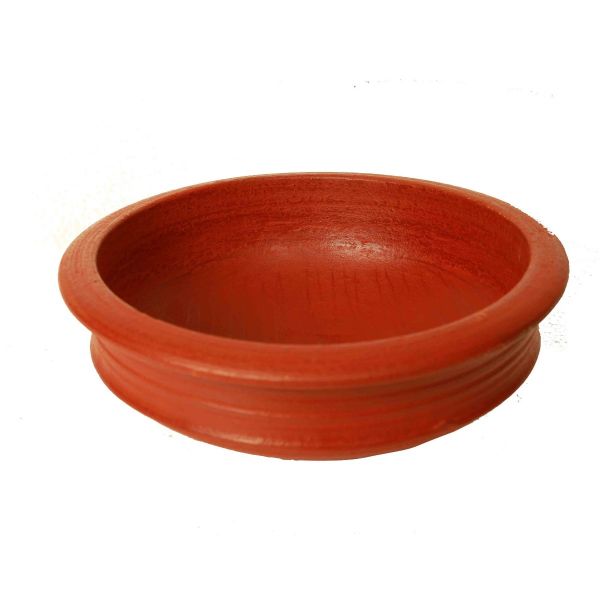 red clay bowl