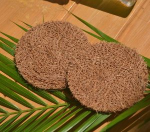 Coconut Fiber Dish Washer Coir Scrubs (Set of 5) | Nature Friendly