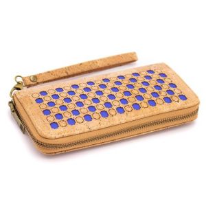 Laser Cut Vegan Leather Cork Wallet For Ladies
