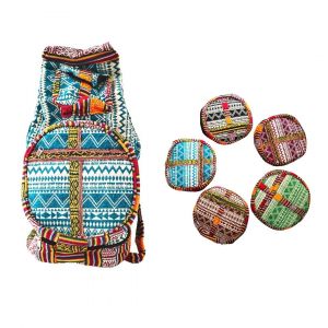 Hand-Woven Cotton Backpack – Artisan made | 100% Environment Friendly